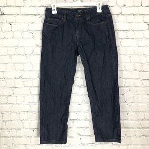 LOFT Curvy Crop Jeans